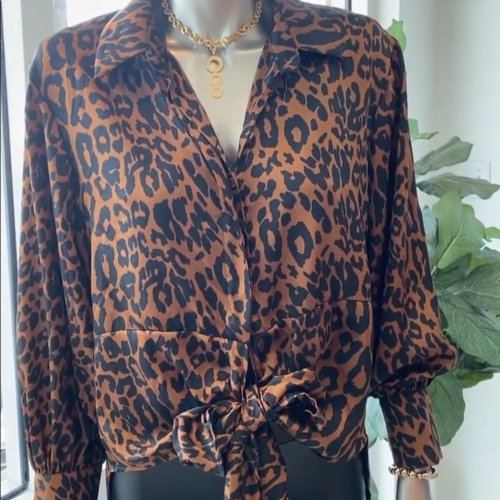 Leopard Print Top